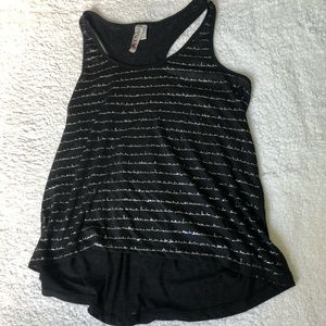 Black Lettering Tank Top